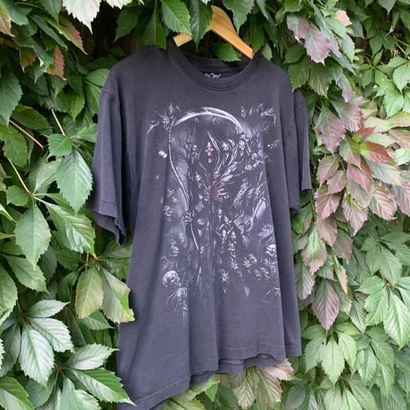 Vintage Skeleton Scythe Tee - Picture 2 of 8
